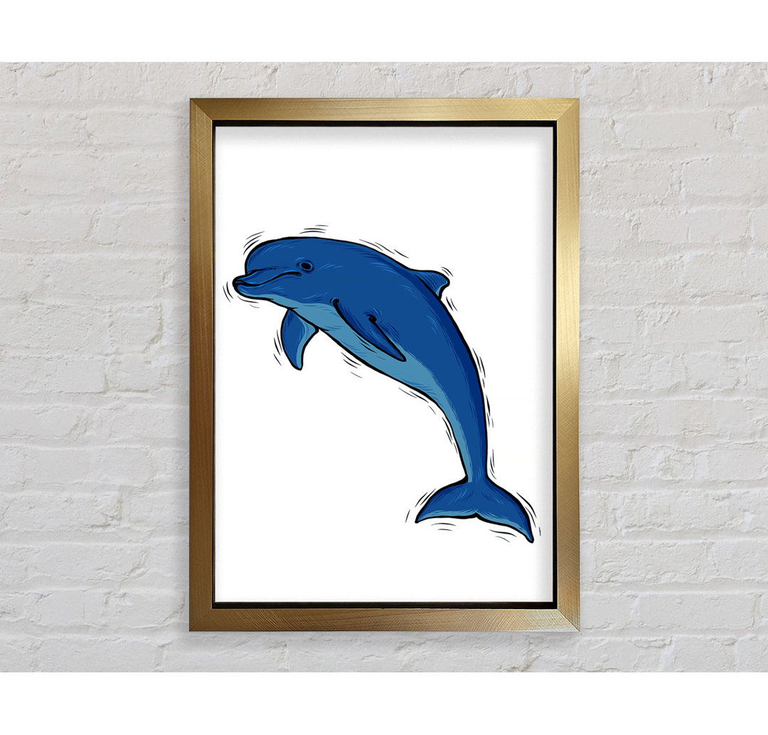 Wandbild Dolphin Love