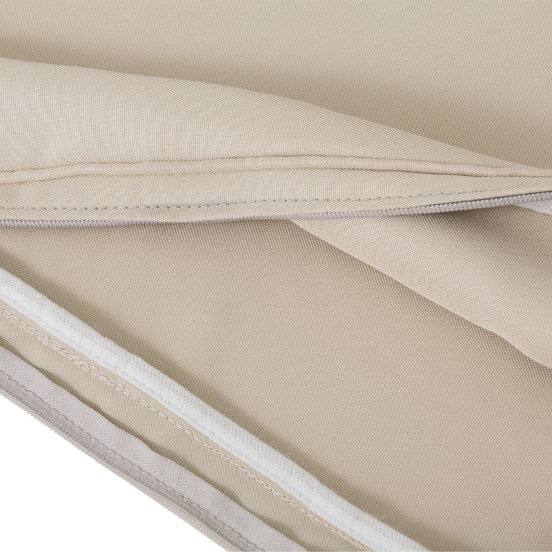 Pina Outdoor 3'' Bench Cushion Cover, 3" H x 59"W x 18"D, Beige