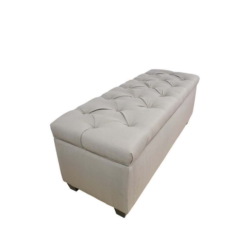 Banc de rangement rembourré Heaney, Platine