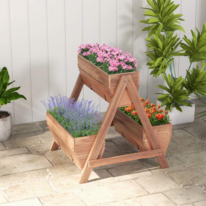Jardin vertical en bois massif Makynli