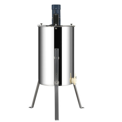 Electric Honey Extractor, 2/4 Frames Honey Spinner Extractor, Stainless Steel Beekeeping Extraction, Apiary Centrifuge Equipment With Height Adjustable Stand, Honeycomb Drum Spinner With Lid