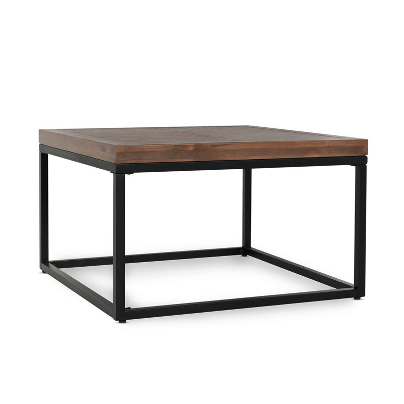Table basse carrée 30 po Chantel Amande