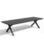 Table de salle à manger en aluminium 10 à 14 personnes avec trou pour parasol Johari-1683139685