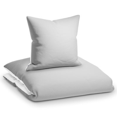 Polyester Solid Duvet Cover Set with Pillow Shams Included