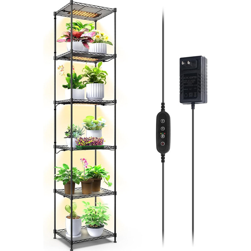 Support pour plante d'intérieur avec lumière de croissance