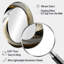 Abstract Modern Swirl I - Miroir mural moderne ovale-55345307