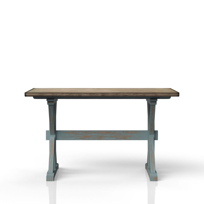 Table de salle à manger à hauteur de comptoir en X