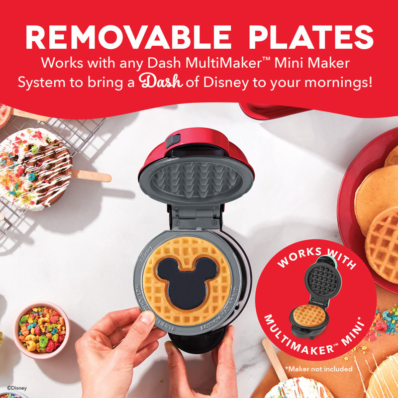 Dash | Disney Removable Mini Waffle Plates (2-Plate Pack)