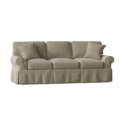 Montague 88"" Rolled Arm Slipcovered Sofa Bed -  Birch Lane™, 9EE414F95CAB4AA58C0D51FD66205D7F