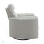 Fauteuil inclinable et oscillant en similicuir avec pivot