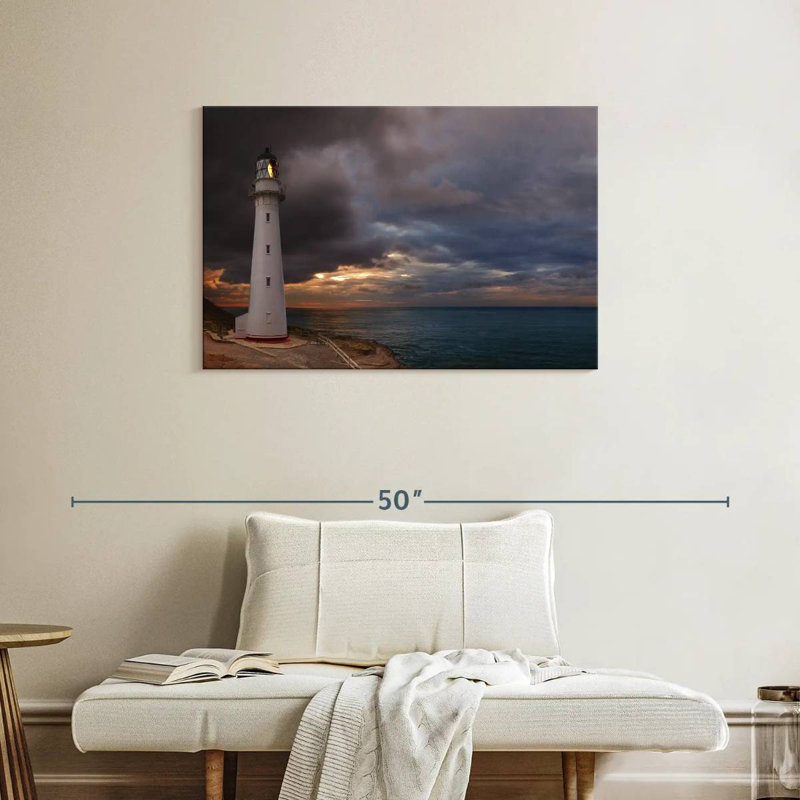 Castle point lighthouse Aletra, H 24 po x l 36 po