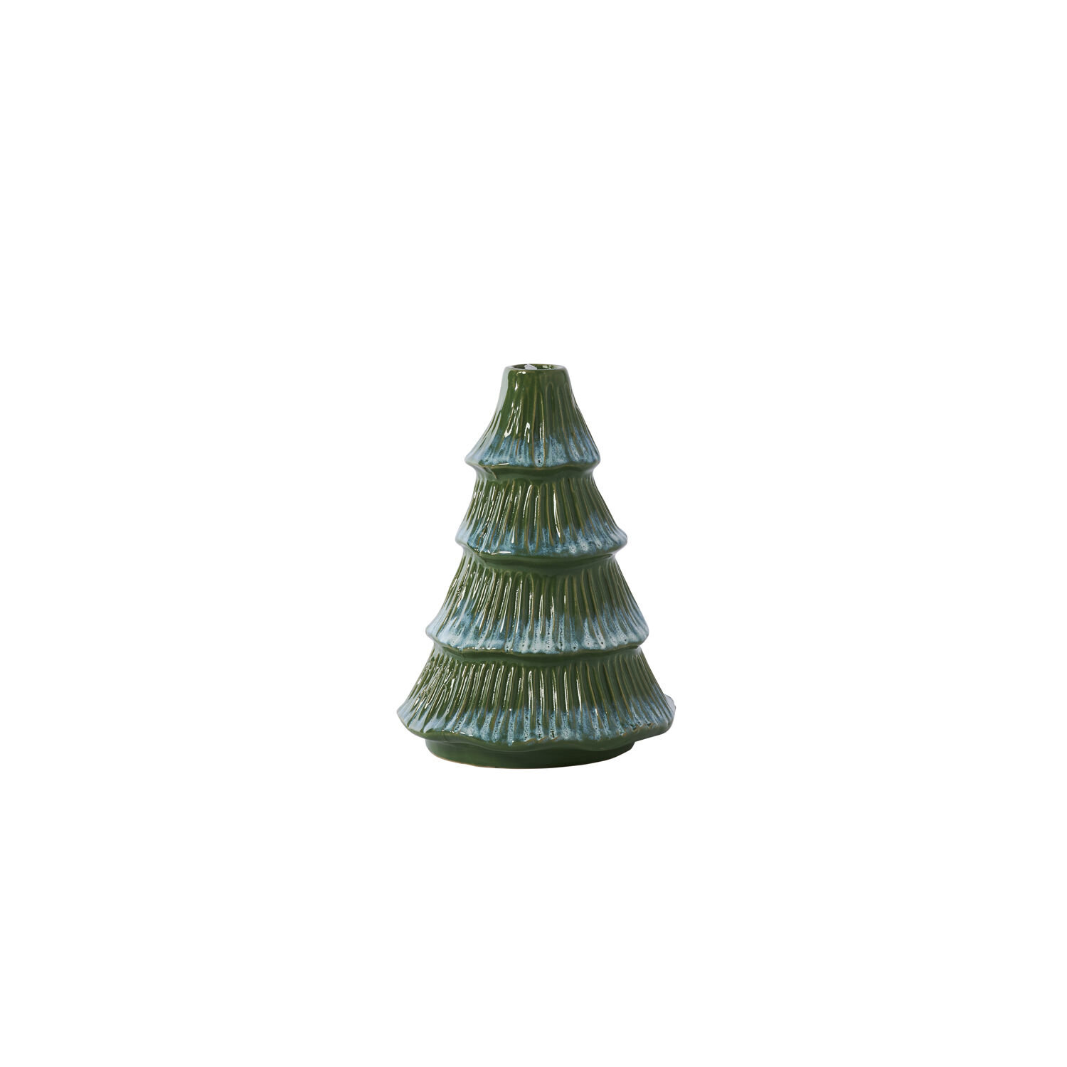 Tree Frost Candleholder 4.25"x 4.5", 7.5" H x 5.75" W x 5.75" D