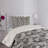 Skull Polyester Chevron / Zig Zag Coverlet-1606401111