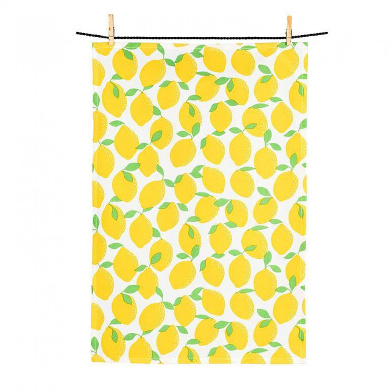 Ensemble de serviettes citrons et de cuisine