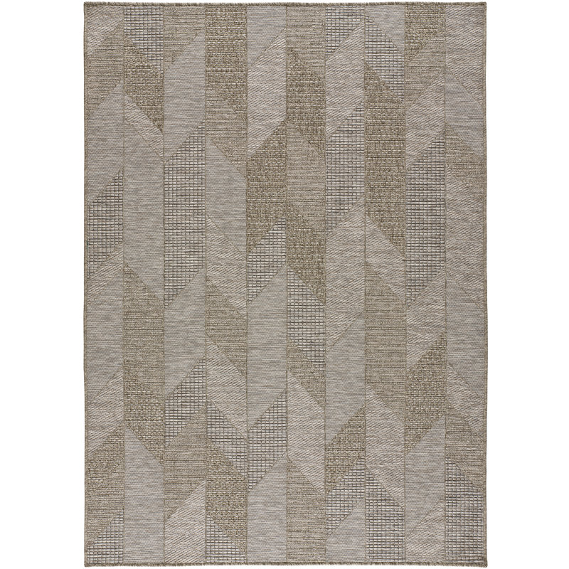 Jasmyn Geometric Shapes Flatweave Indoor / Outdoor Area Rug, Rectangle 190 x 290cm