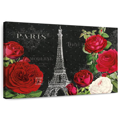 Lilie rouge Paris I noir