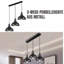 Vintage 3-Way Light Pendant for Kitchen Island - Modern Industrial Rustic Lighting by Brambly Cottage for Dining Room &  Bar-1499487510