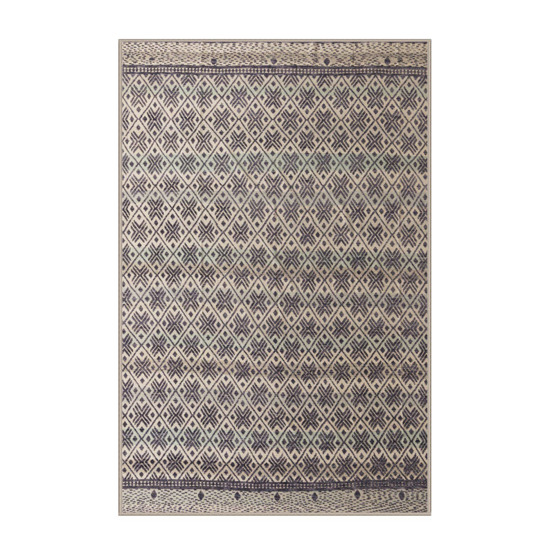 Abstract Indoor Rug, Rectangle 5' x 8'
