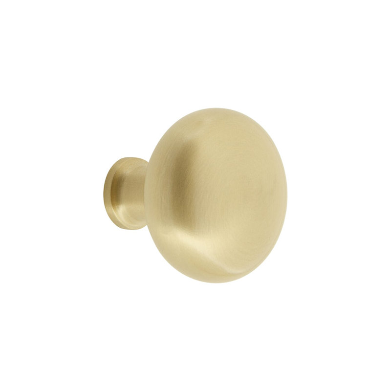 Fifth Avenue Cabinet Knob, Satin Brass