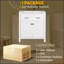Meuble-lavabo mural moderne de 24 pouces avec 2 tiroirs - Idéal pour les petites salles de bain et maximiser l'espace-1818229095