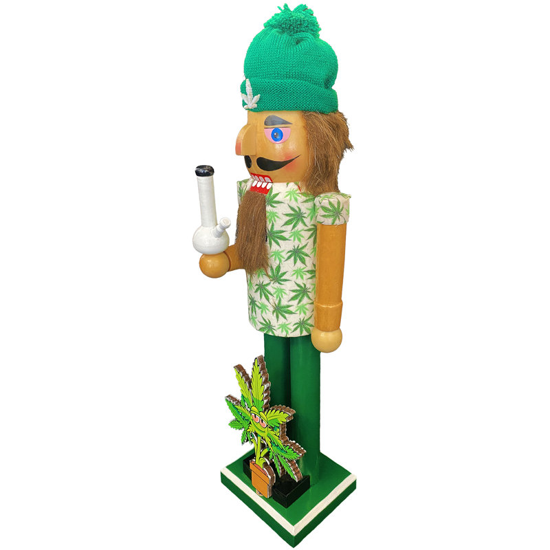 14" It's 420 Somewhere Nutcracker