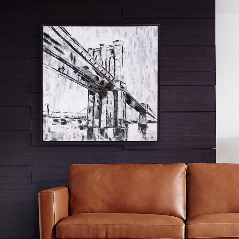 Peinture murale sur toile flottante Brooklyn Bridge