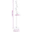 Nykia Iron Freestanding Coat Rack-885919415