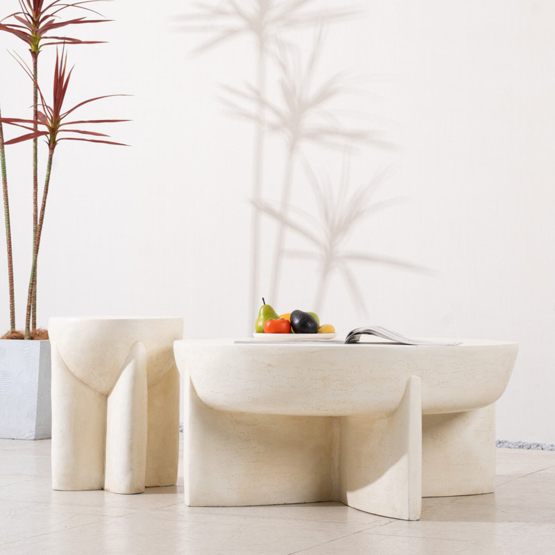 Belvoiry 2-Piece Round Coffee Table Set