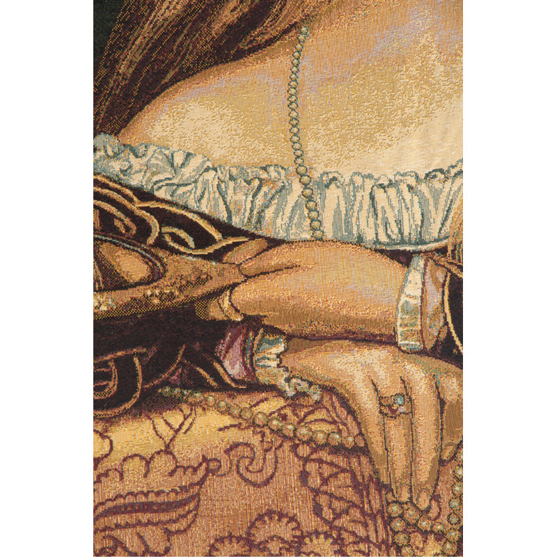 Italian Loom Woven Cotton Blend Wall Hanging, 54" H x 38" W