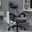 Antoinett Linen Office Chair with Headrest