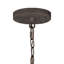 Mini-luminaire suspendu de style lanterne de ferme en bronze bruni à 1 lumière avec abat-jour en verre transparent 1 lumière Grant, compatible avec DEL, plafonnier à hauteur réglable pour salle à manger, table de cuisine, vestibule, îlot