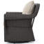 Chaise de patio avec coussin Melinda