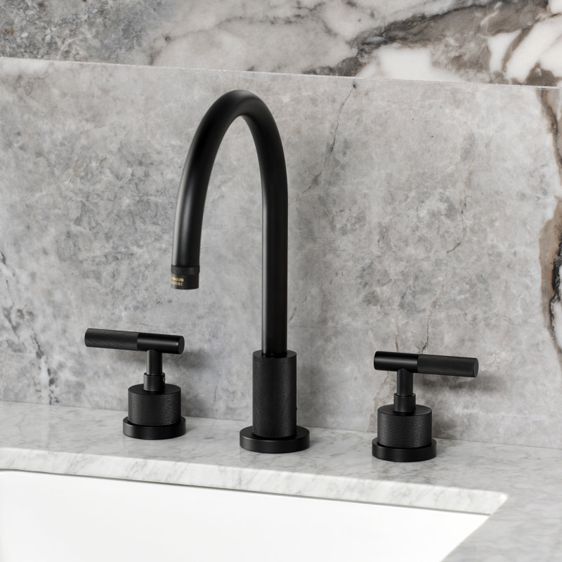 Robinet de salle de bain Kingston, Noir mat