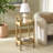 Lynda 2 Tier Rattan Accent Table