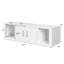 Wall Mounted Desk Storage Hutch  Cabinet-1595268136