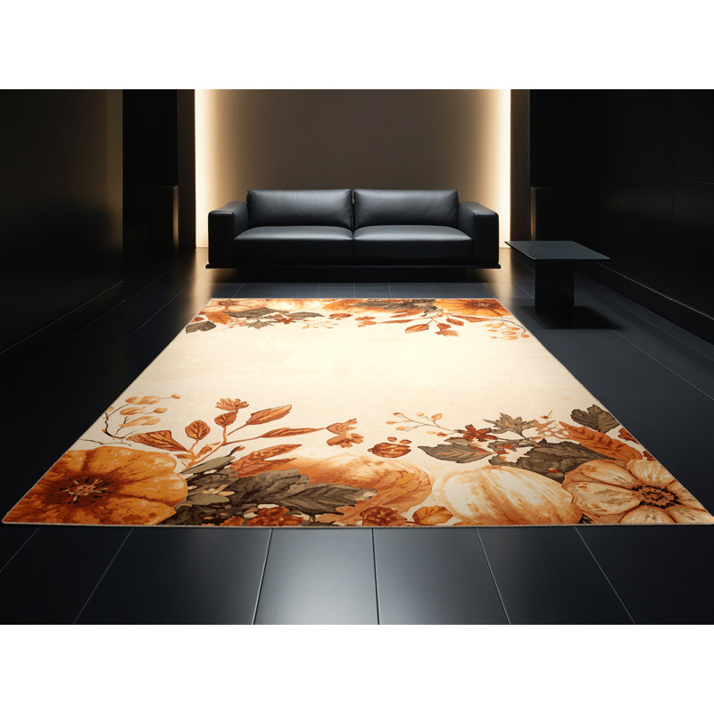 Tapis beige moelleux moelleux et moderne abstrait moderne et contemporain Ferrier, 2 pi x 3 pi