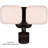 Kurman 2 Light LED Outdoor Motion Sensor Adjustable Security Flood Light Bronze