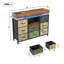 Metal 8 - Drawer Rectangle Accent Chest