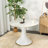 Modern White Round Dining Table Bistro Table Breakfast Nook Table For 2/4-44005552-44005557