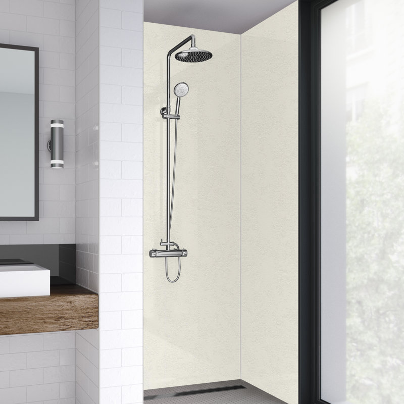 90mm W x 242mm H Decorative Wall Panel with Glass