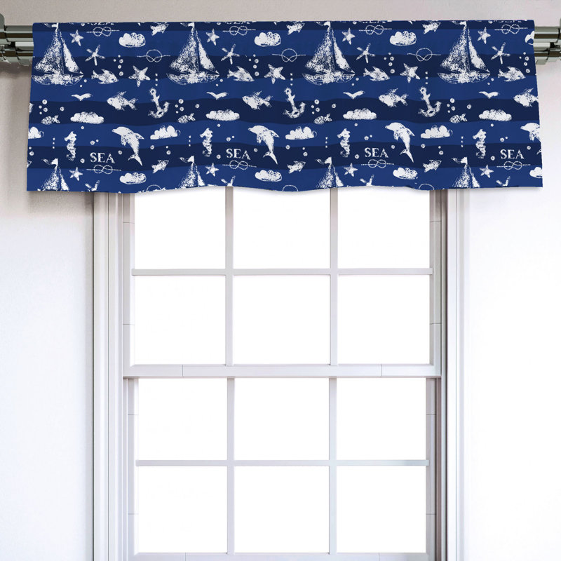 Sateen Ruffled Window Valance