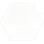 Iona Mist Hexagon 8 in. x 9 in. Polished Marble Floor and Wall Tile