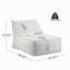 Fauteuil à billes d'extérieur, ensemble de 2-665375604