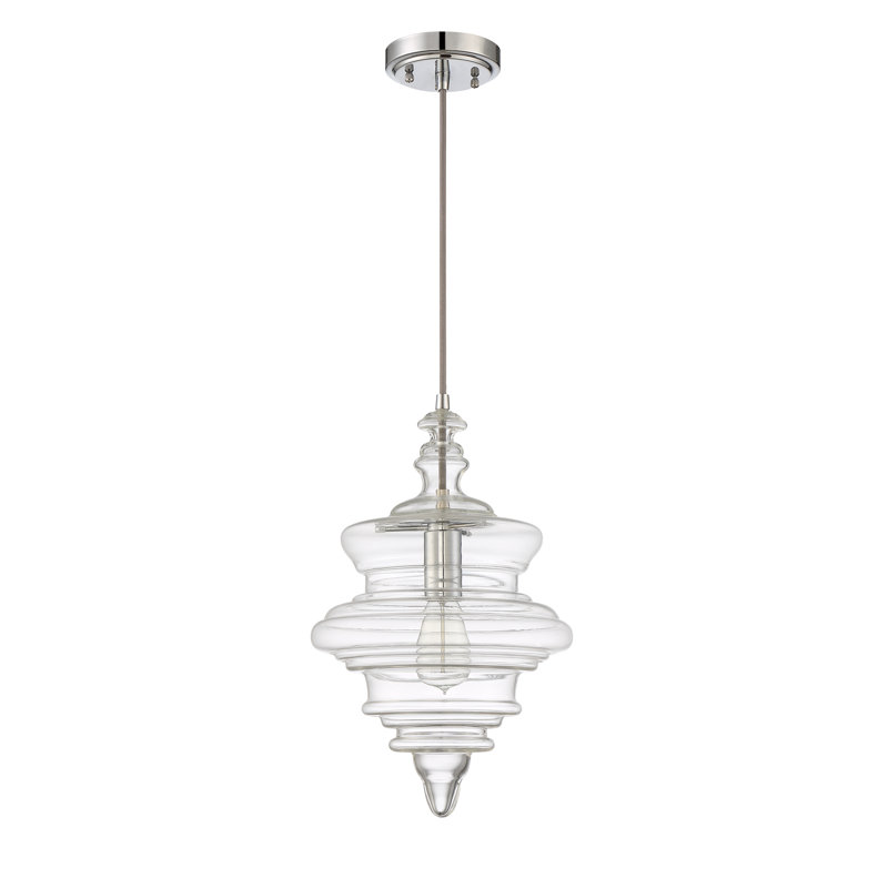 Luminaire suspendu géométrique simple à 1 lumière