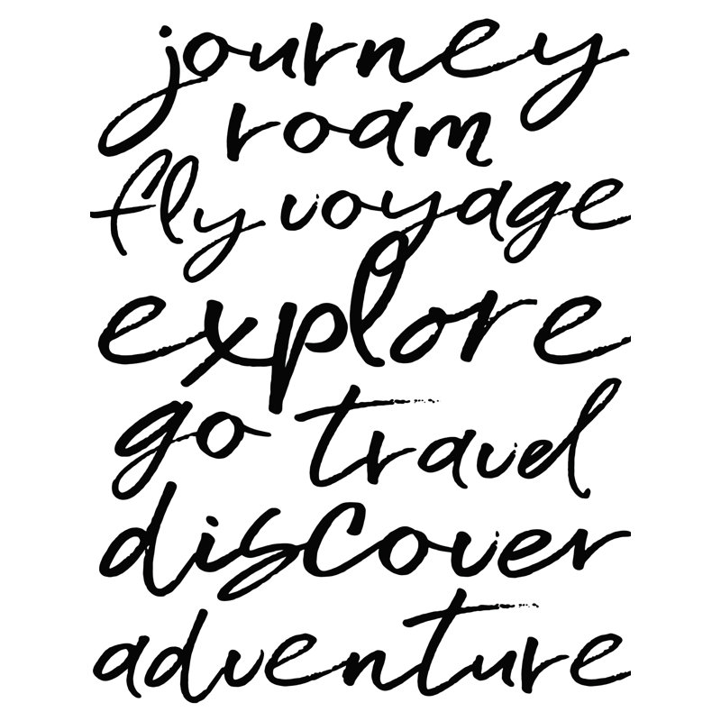 " Explorer Words ", 16" H x 12" W