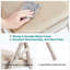 Ensemble de 2 chaises pliantes, chaises pliantes rembourrées en cuir, chaises pliantes robustes en métal