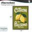 Cadre flottant Citron Palermo Lemons, design par Andreas Magnusson-2112723168-2112723180