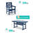 10 Piece Hdpe Outdoor Dining Set For 8 With 2 Table-116513995