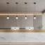 Mini-luminaire suspendu sphérique transparent 1 lumière