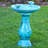 Outdoor Antique Ceramic Birdbath,  25"-1177250442